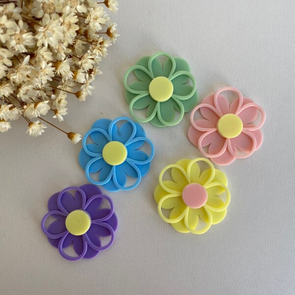 Kit - Flor Dupla com Miolo