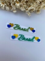 Hair Clip Brasil - 6,5cm - Imagem 4