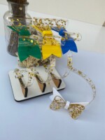 Tiara Laço Dobrado Coração Dourado - Copa - Imagem 16