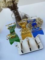 Tiara Laço Dobrado Coração Dourado - Copa - Imagem 3