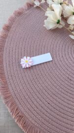 Hair Clip Flor Margarida 2 - 6,5cm