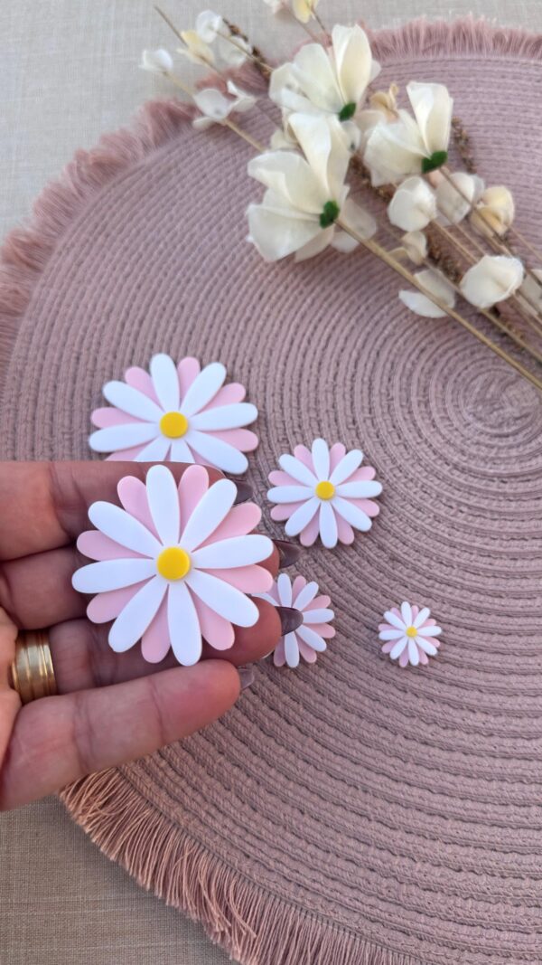 Flor Margarida Dupla - Imagem 1