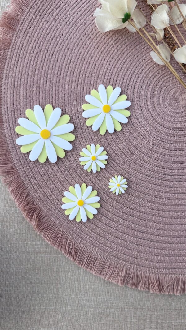 Flor Margarida Dupla - Imagem 5