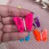 Borboleta 3D Neon Glitter
