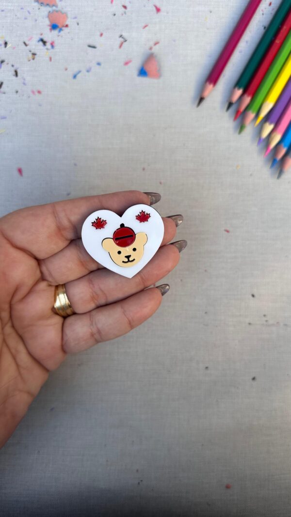 Ursinho Maple Bear Coração - Imagem 1