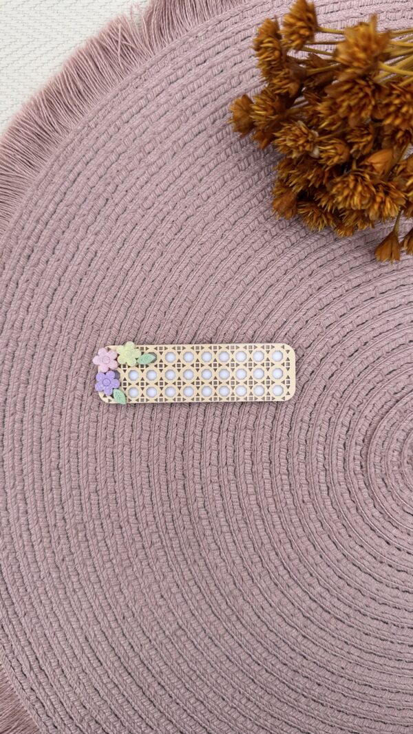Hair Clip Palha Indiana 7cm - 2024 - Imagem 2
