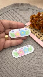 Hair Clip 2 Flores 6,5cm - Imagem 6