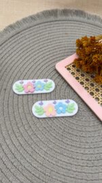 Hair Clip 2 Flores 6,5cm - Imagem 2