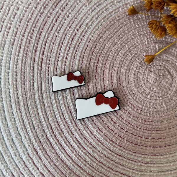 Hello Kitty silhueta com fundo