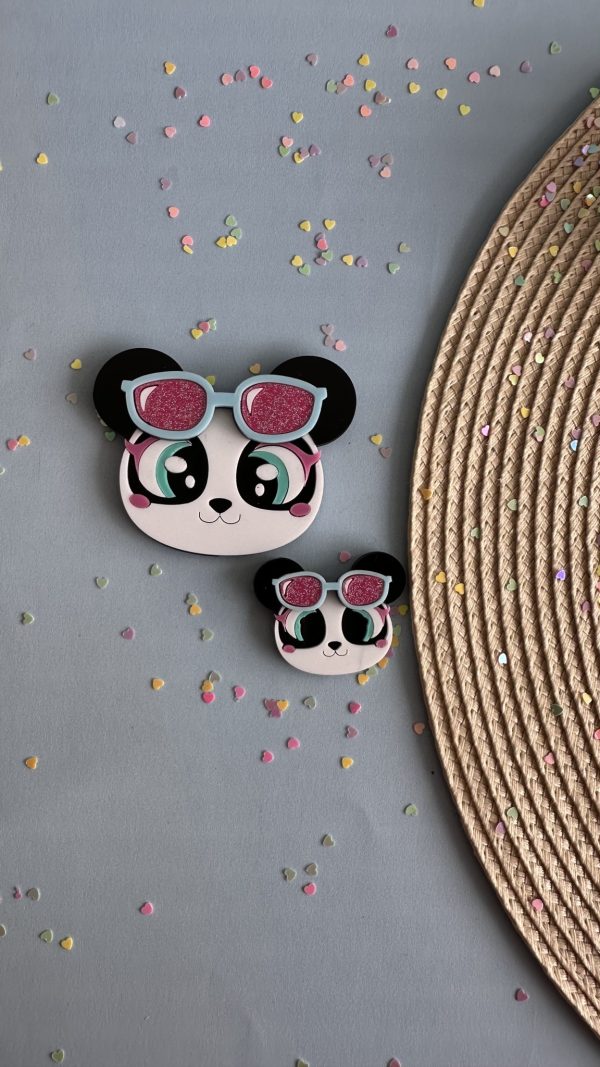 Panda com óculos - Pukett - Imagem 1