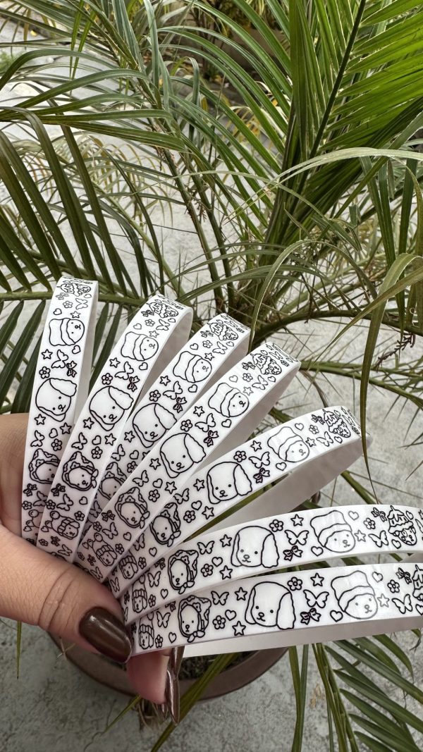 Tiara Colorir Sublimada Bobbie Goods Rostinhos - Imagem 3