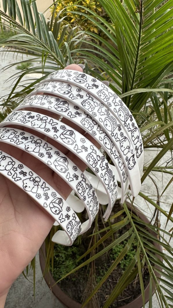 Tiara Colorir Sublimada Bobbie Goods Rostinhos - Imagem 2