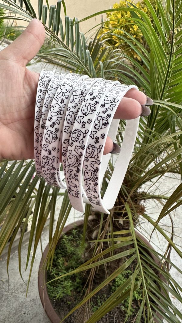 Tiara Colorir Sublimada Bobbie Goods Rostinhos - Imagem 4