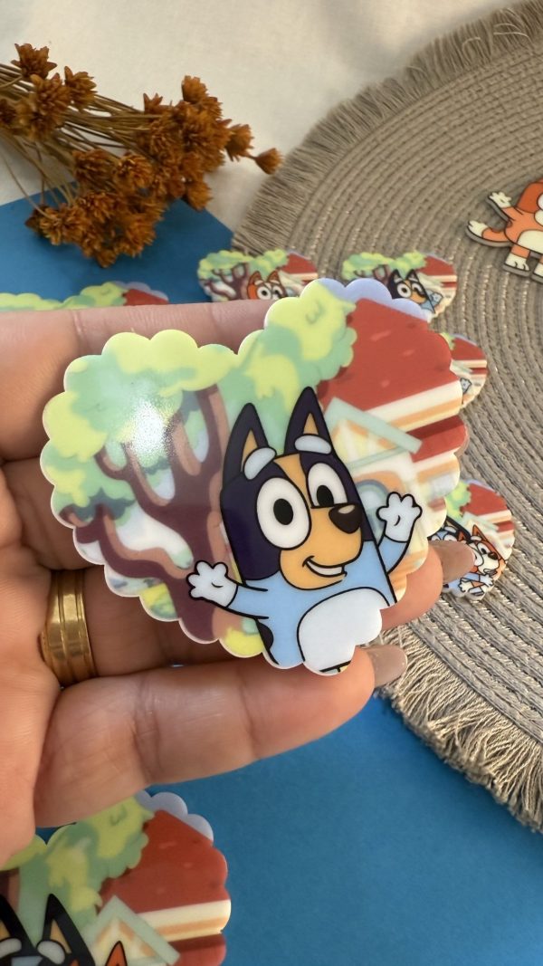 Coração Bluey e Bingo Sublimado - 1 - Imagem 1