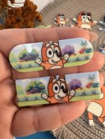 Hair Clip Bluey e Bingo Sublimado- 2