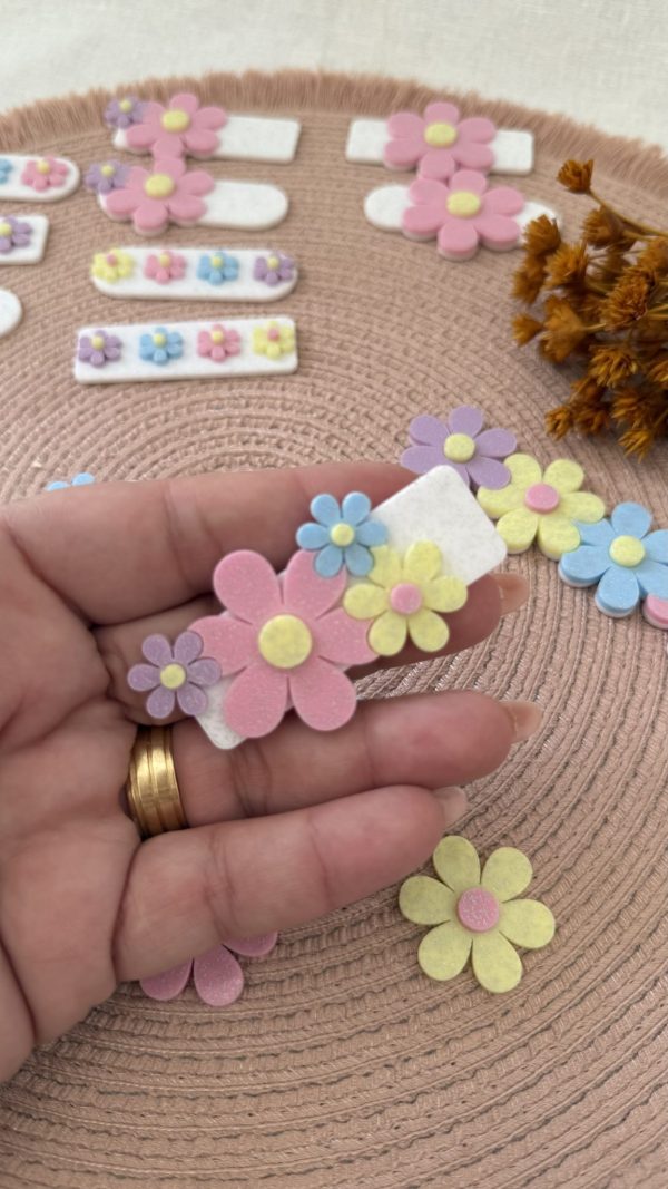 Hair Clip  Flores 4 -2025 - Imagem 1
