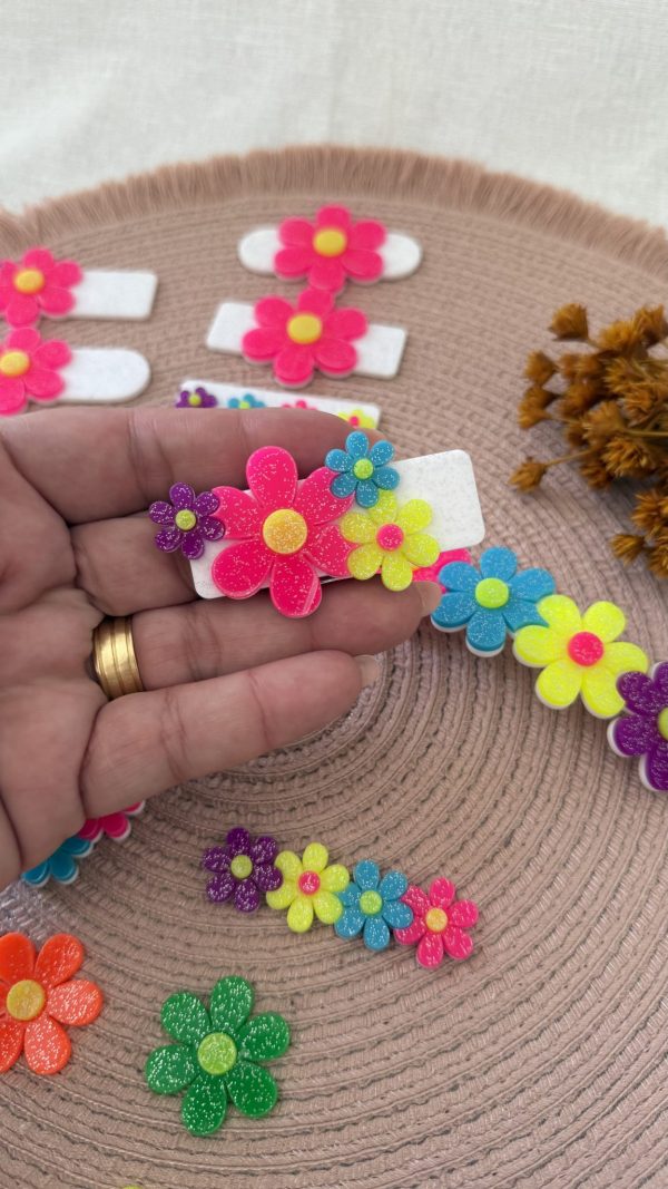 Hair Clip  Flores 4 -2025 - Imagem 4