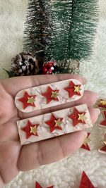 Hair Clip 3 Estrela  - Natal 2025