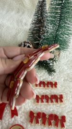 Aplique para Tiara Laço - Natal 2025 - Imagem 2